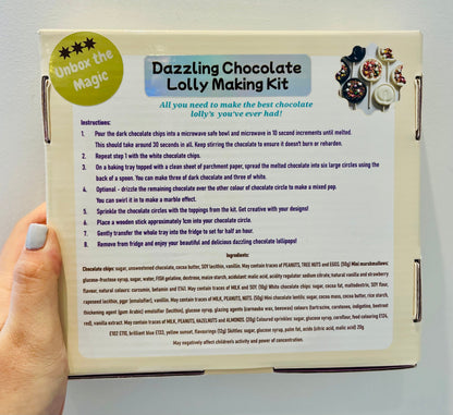 Kit 4 - Dazzling Chocolate Lolly Making Kit - Sprinkles N Munch