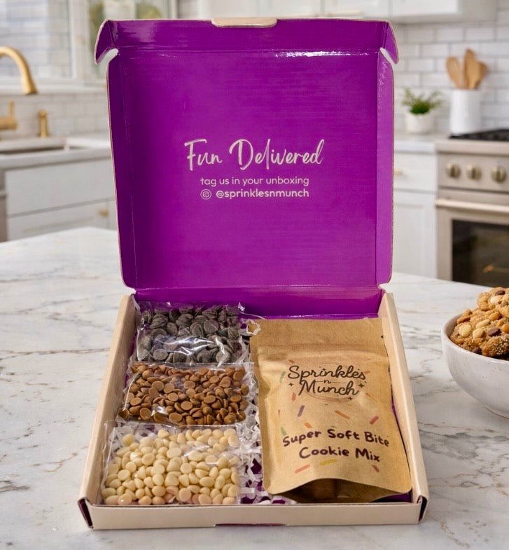 Super Soft Bite Triple Chip Cookie Baking Kit - Sprinkles N Munch