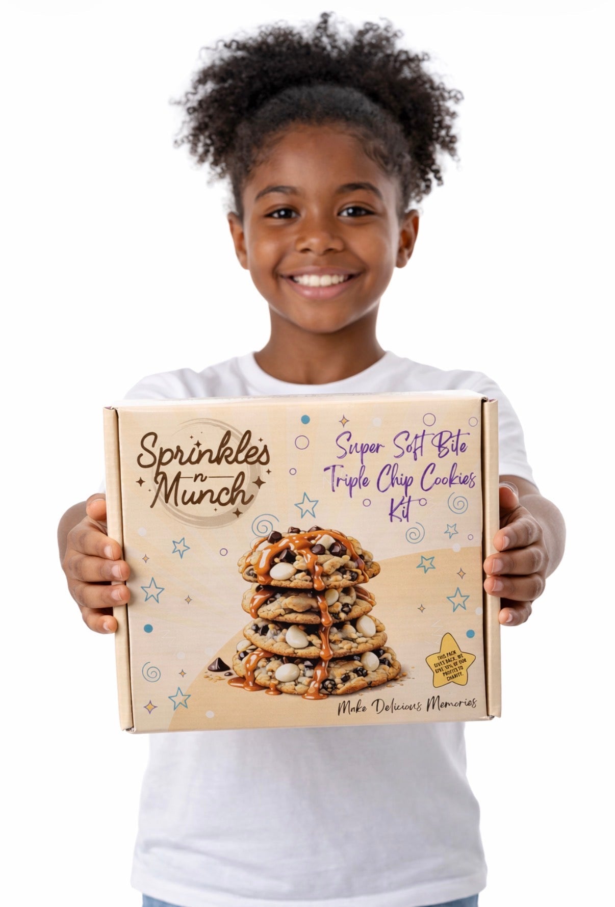 Super Soft Bite Triple Chip Cookie Baking Kit - Sprinkles N Munch