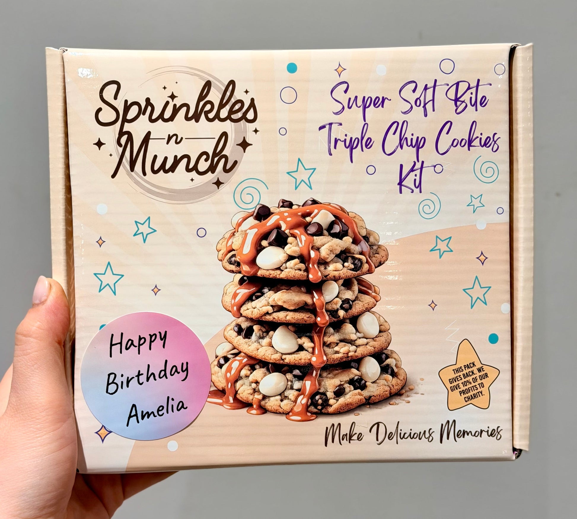 Super Soft Bite Triple Chip Cookie Baking Kit - Sprinkles N Munch