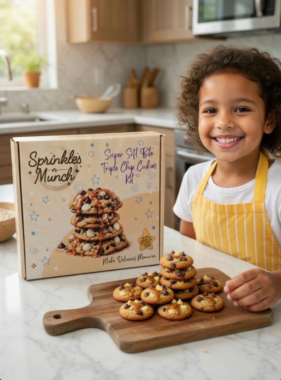Super Soft Bite Triple Chip Cookie Baking Kit - Sprinkles N Munch