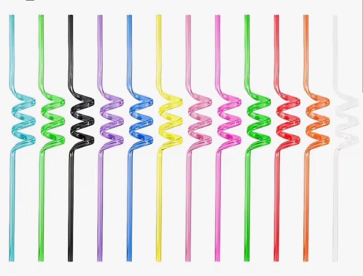 Two Fancy straws - Sprinkles N Munch