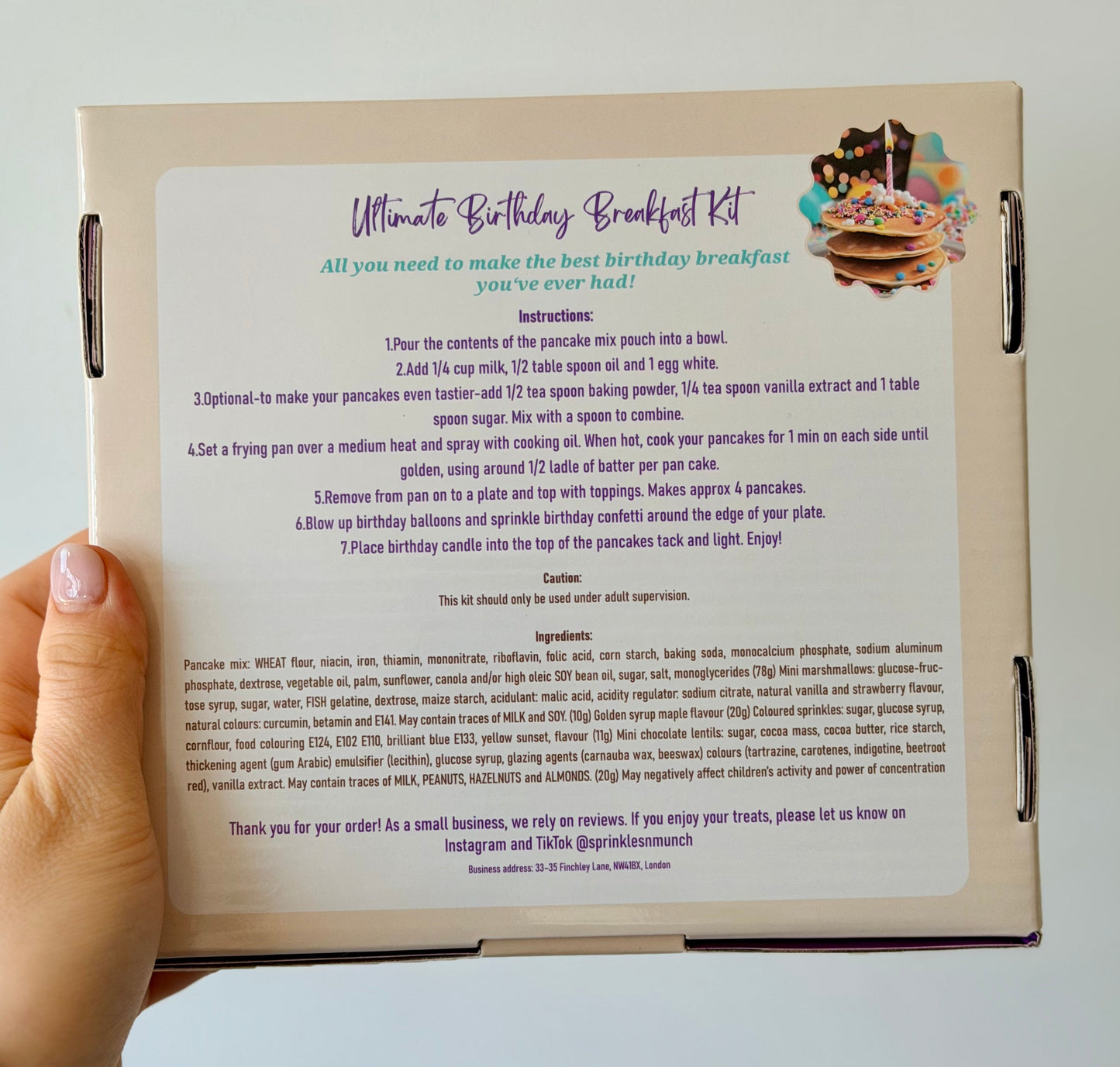 Ultimate Birthday Breakfast Kit - Sprinkles N Munch